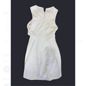 TOPSHOP-Elegant Crisp White Sleeveless Dress